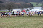 Junior men, 2018 Northern Cross Country Champs., Harewood House, Leeds. Photo: David T. Hewitson/Sports for All Pics